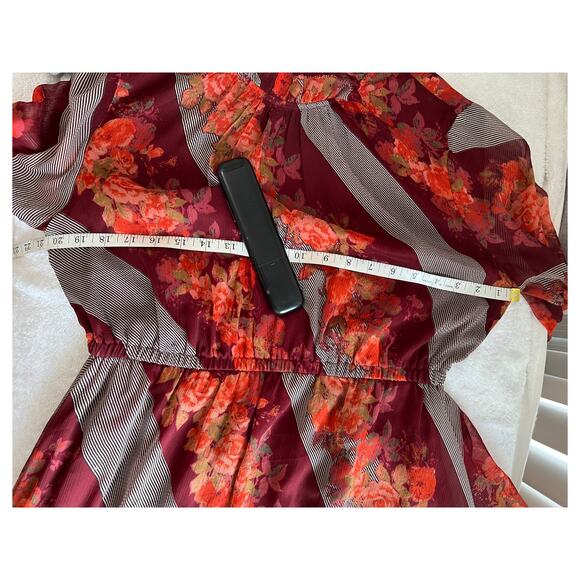 Soft Surroundings Boho Romantic asymmetrical Autumn whimsical long Dress Size-M - Picture 5 of 8